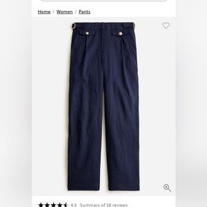 JCrew Italian Blend Women’s Navy Pants by Mario Bellucci